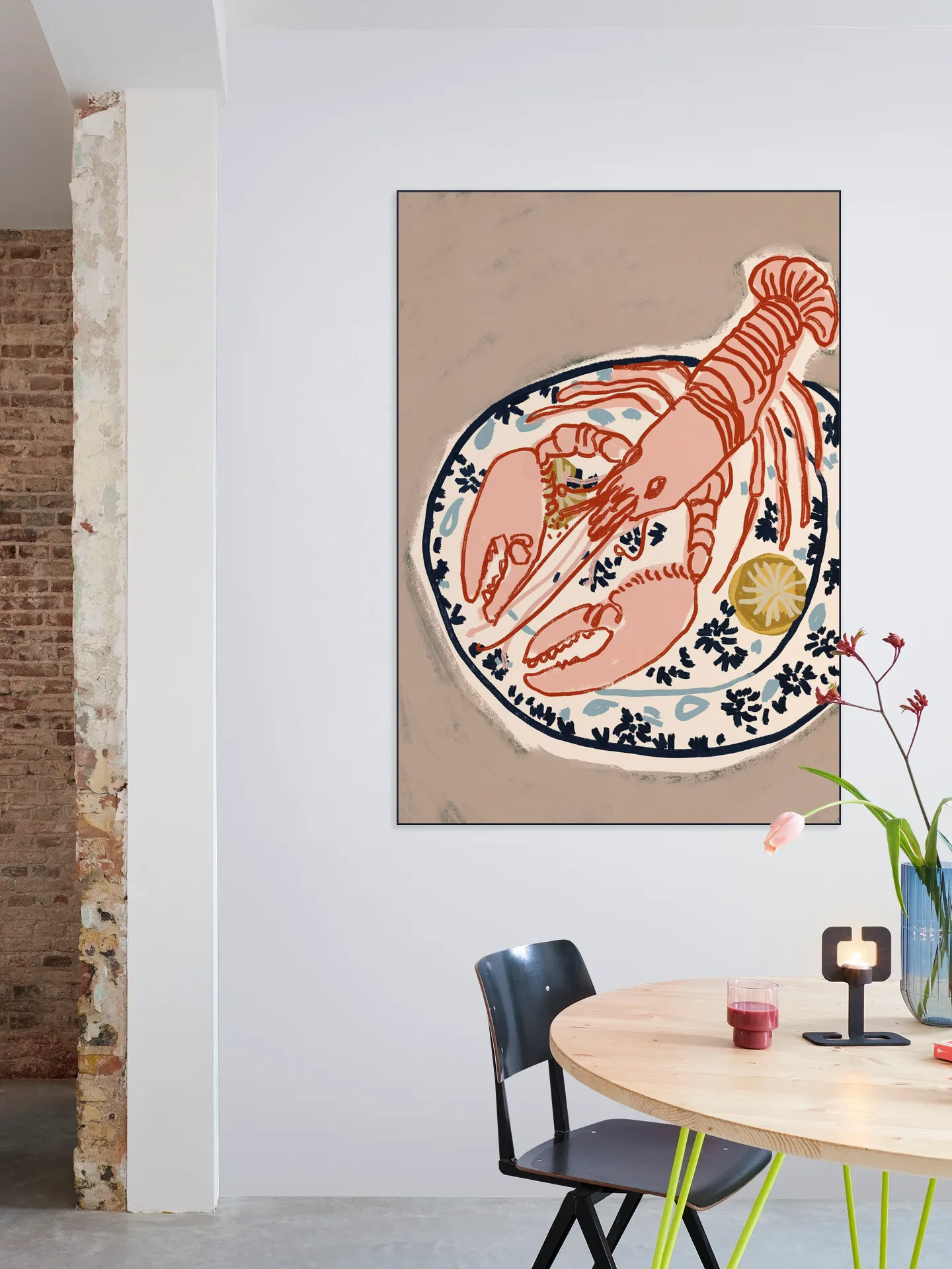 Pink Lobster Dinner
