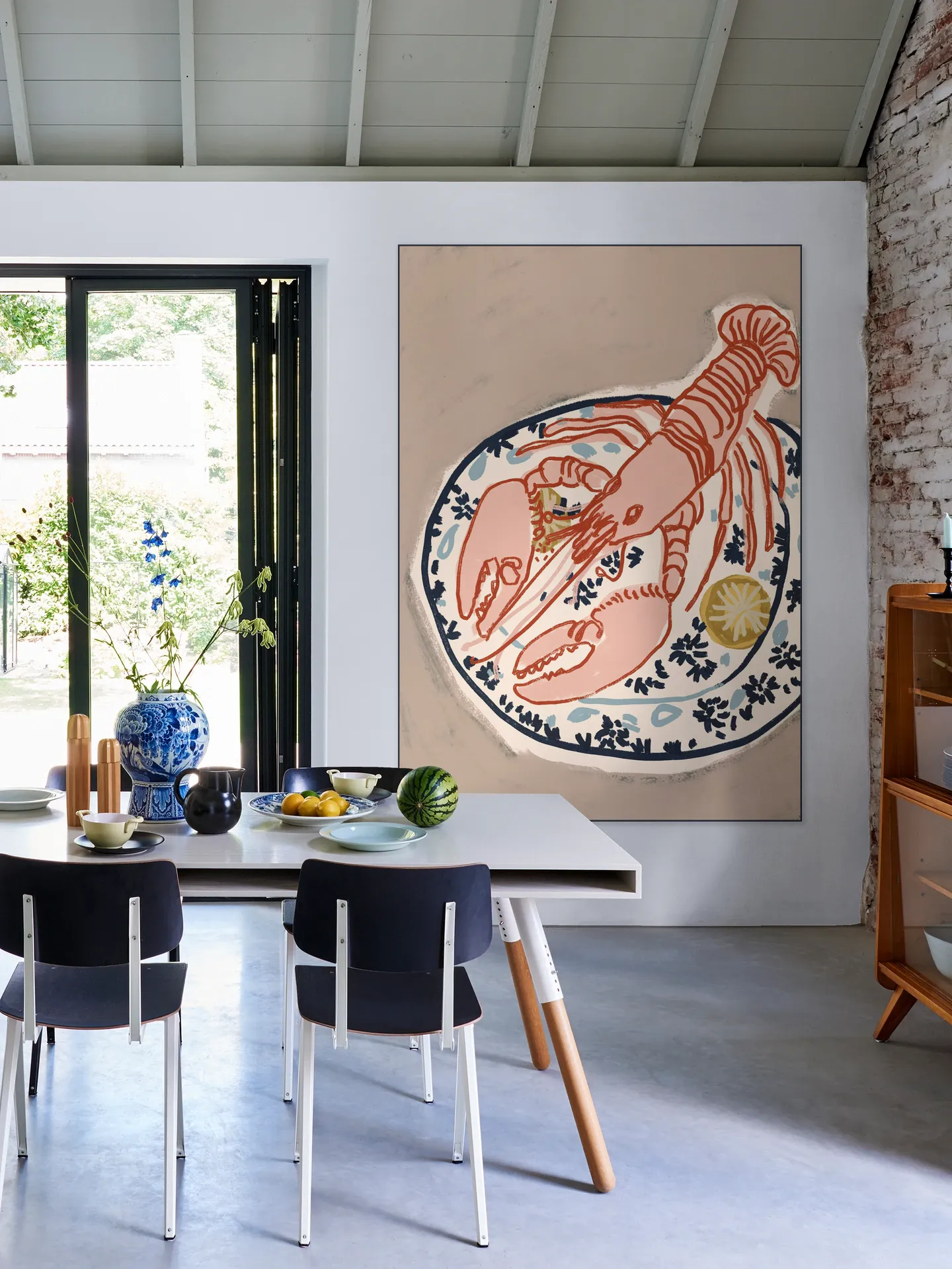 Pink Lobster Dinner