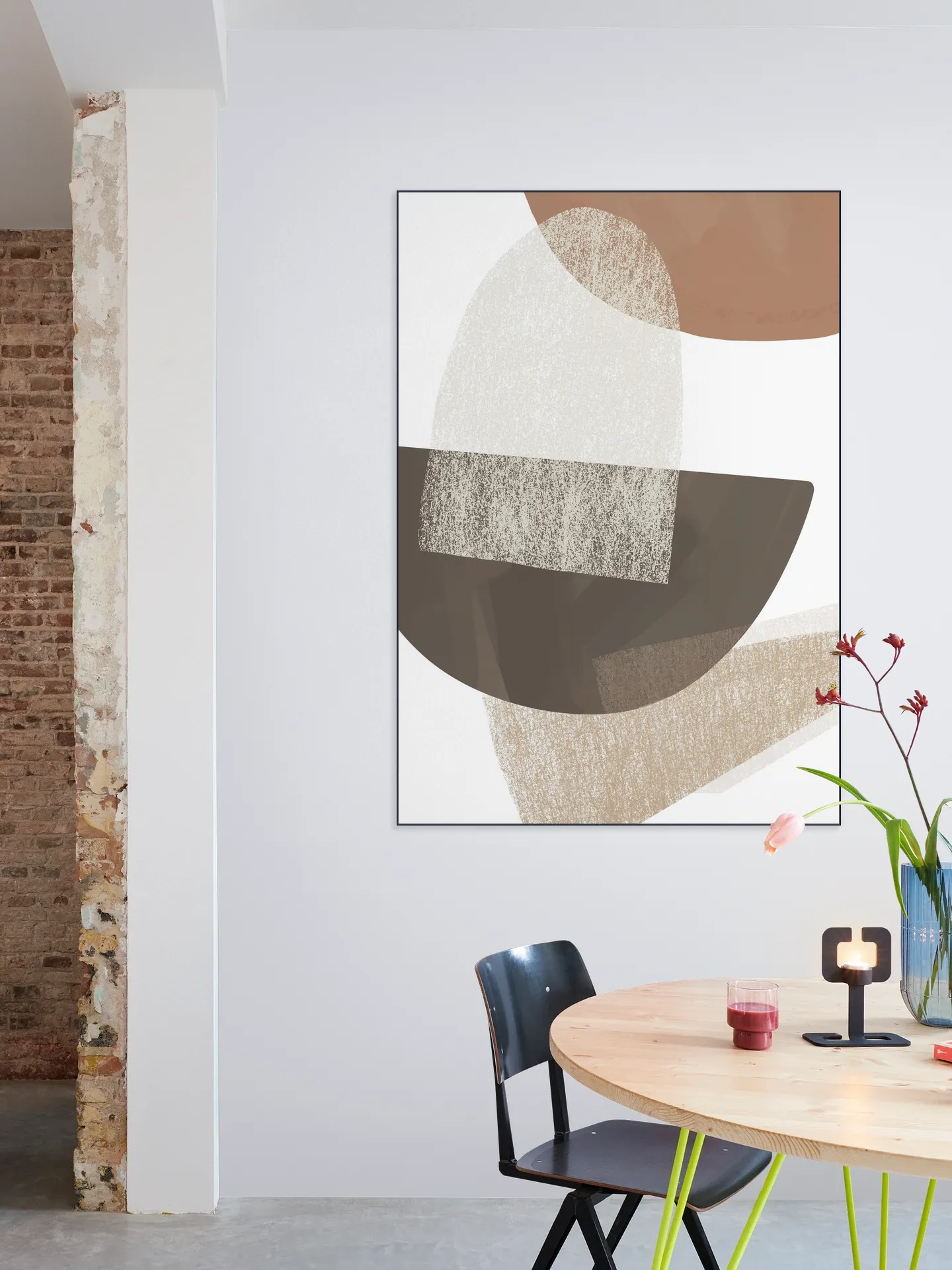 Earth Tone Geometric Art