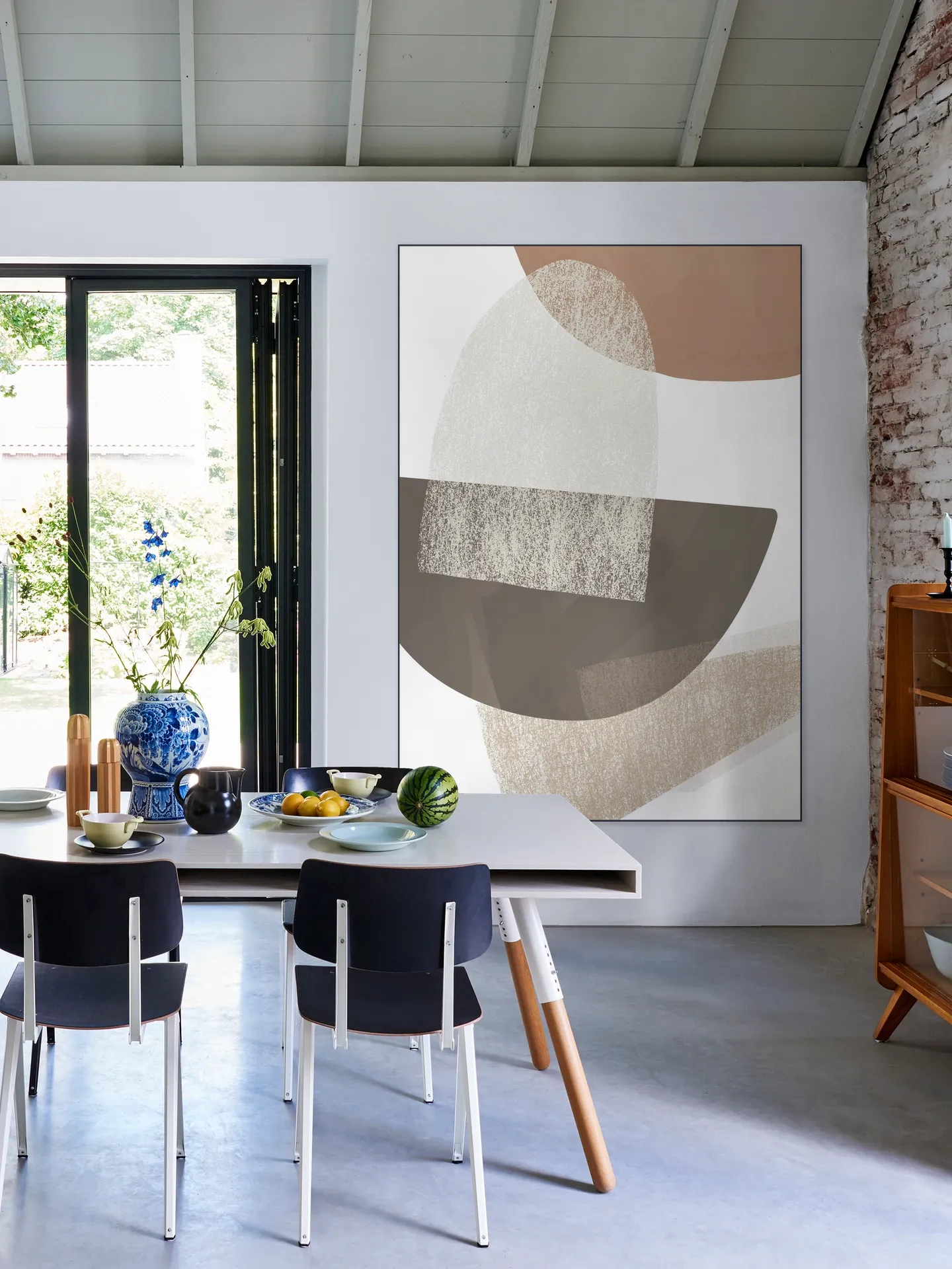 Earth Tone Geometric Art