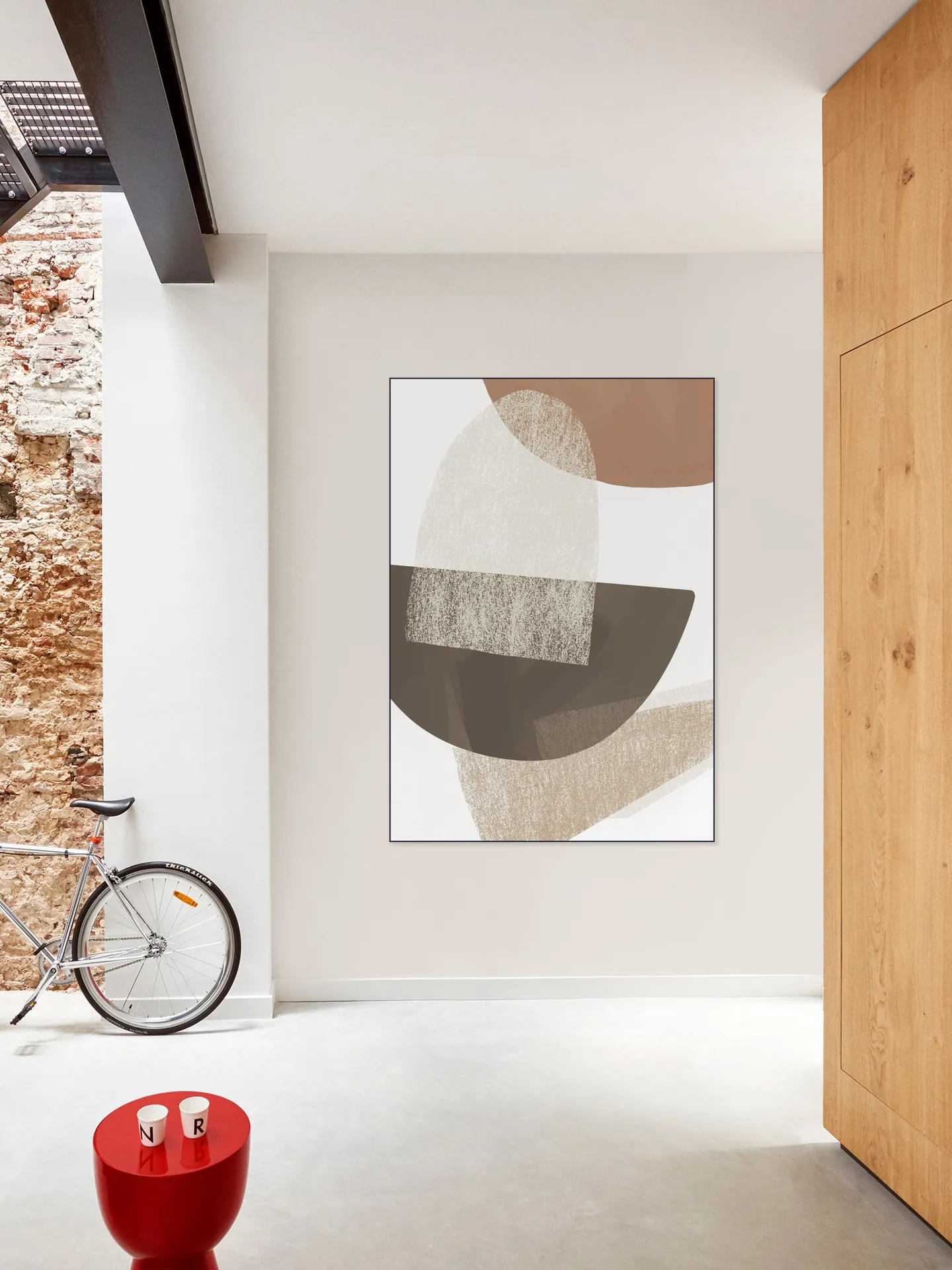 Earth Tone Geometric Art