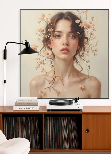 Blooming Under Her Gaze