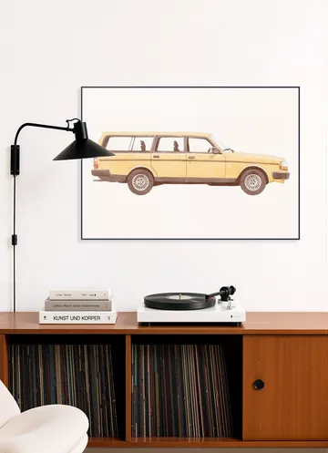 Vintage Yellow Car