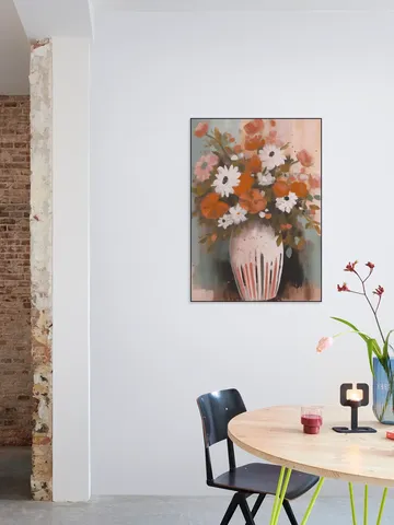 Vibrant Floral Vase