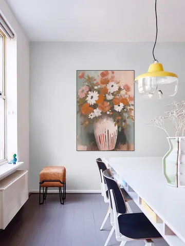 Vibrant Floral Vase