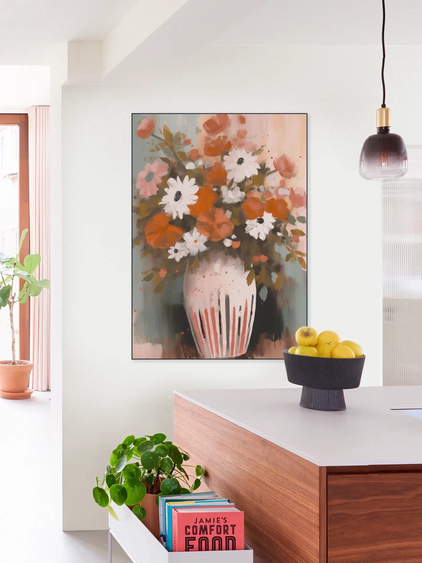 Vibrant Floral Vase