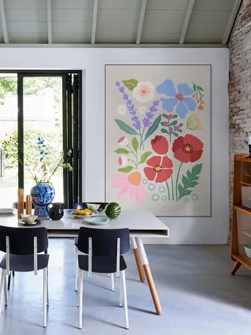 Poppies and Lavender Meadow