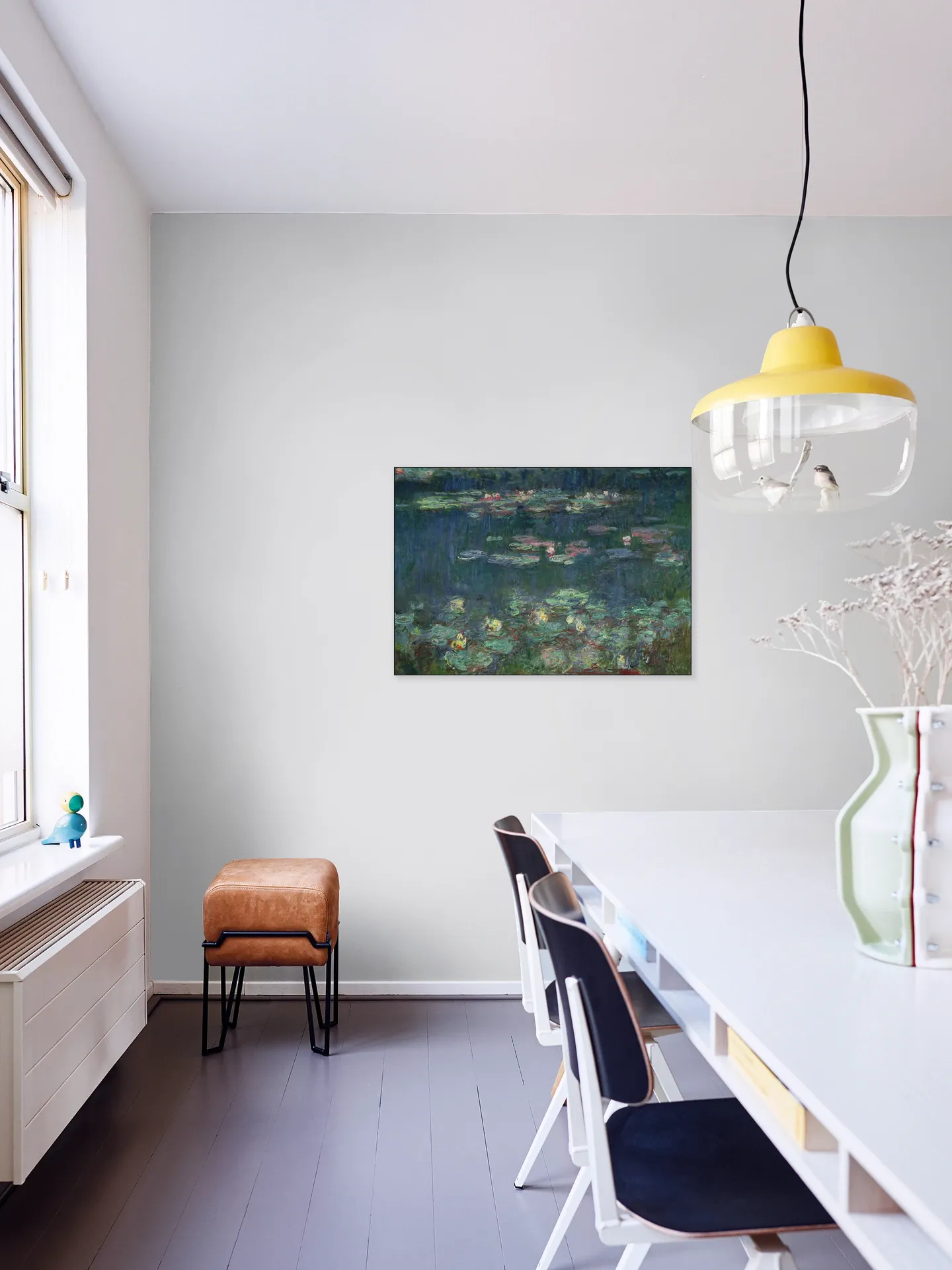 Waterlilies: Green Reflections - Detail