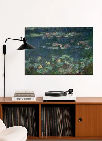 Waterlilies: Green Reflections - Detail