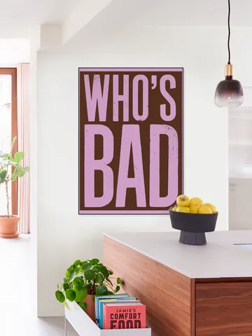 Who's Bad purple