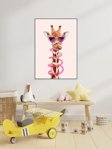 Thirsty Giraffe