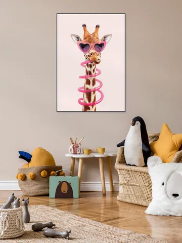 Thirsty Giraffe