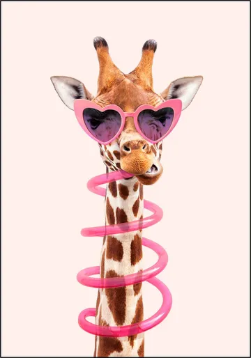 Thirsty Giraffe