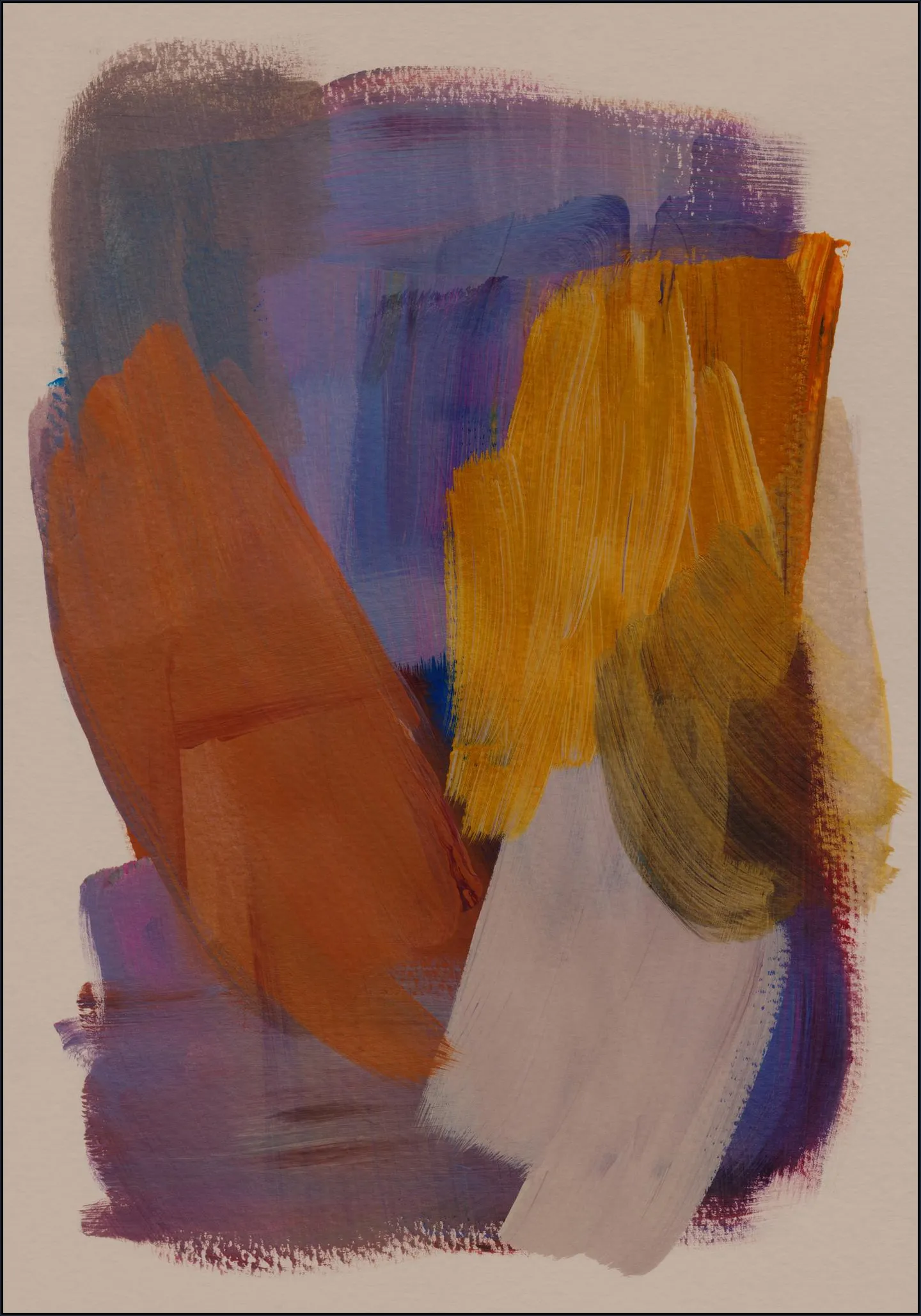 Abstract Brush Strokes 95