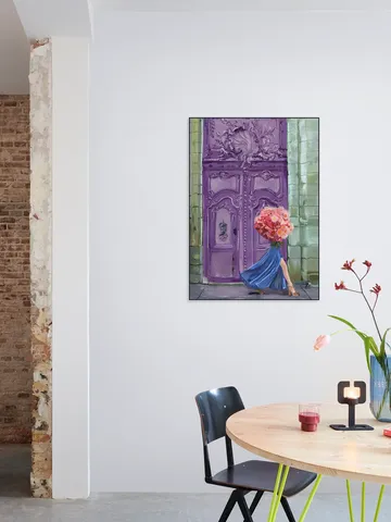 Lady with the Peonies
