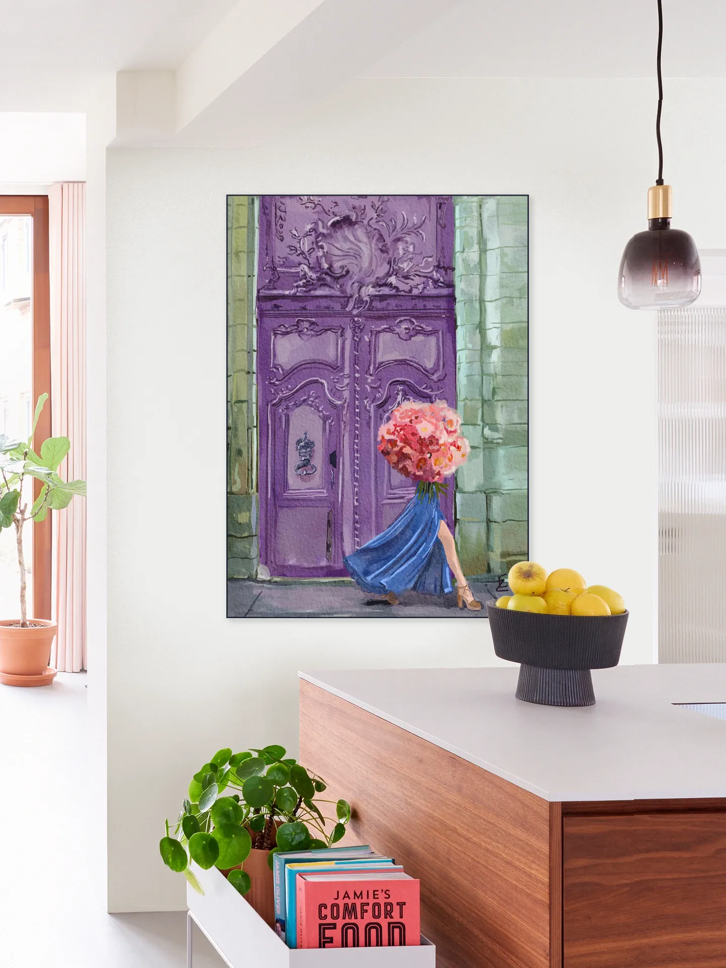 Lady with the Peonies