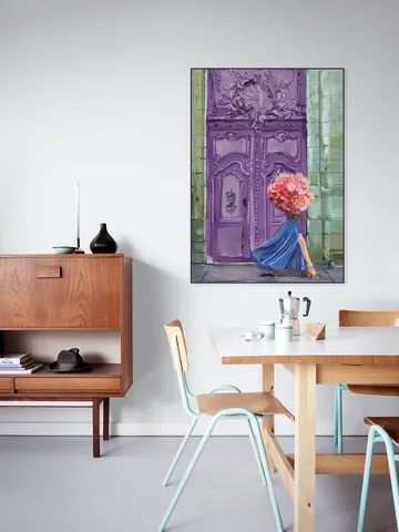Lady with the Peonies