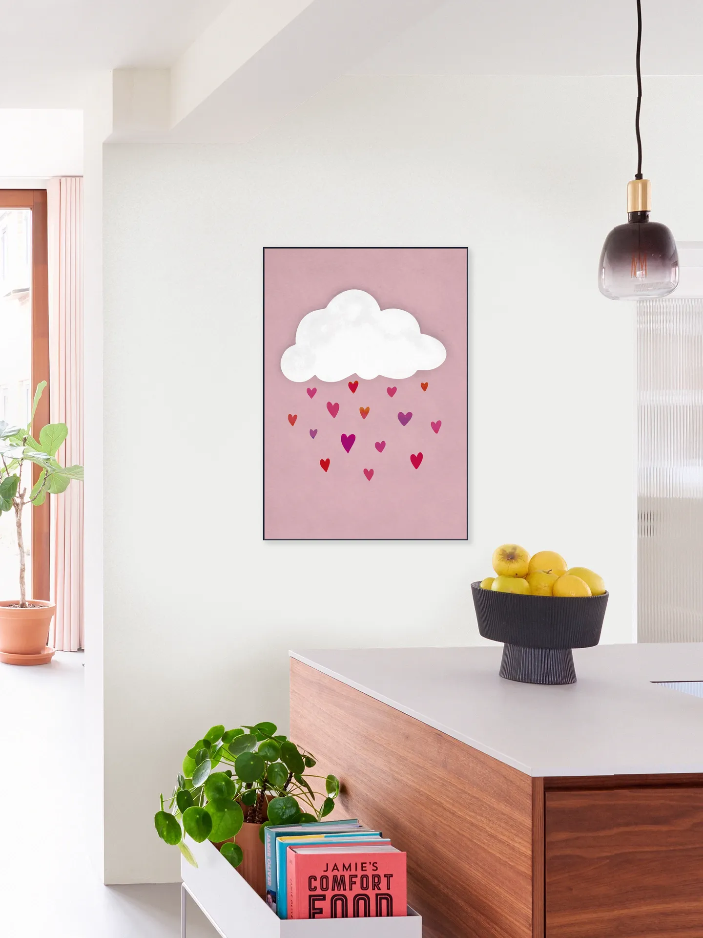 Raining Colorful Hearts