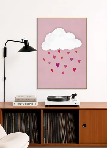 Raining Colorful Hearts