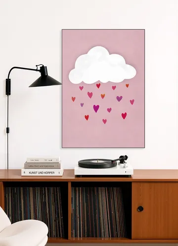 Raining Colorful Hearts