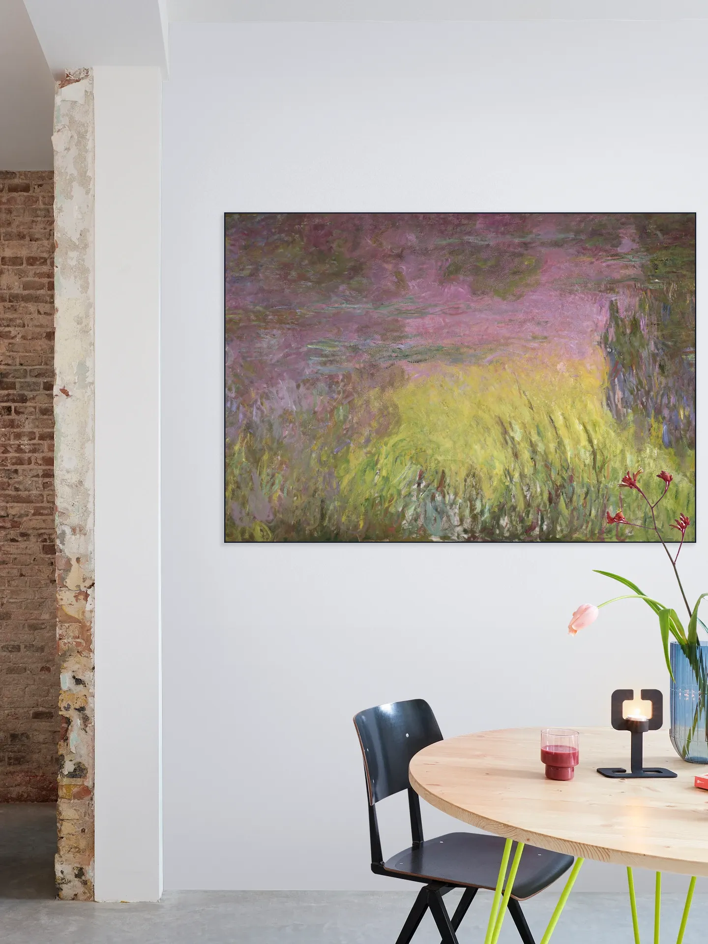 Waterlilies: Sunset - Detail