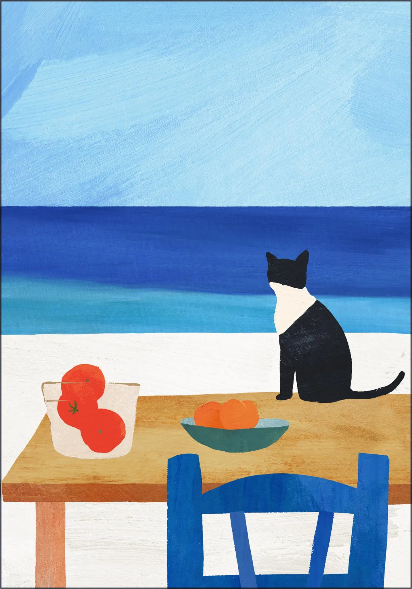 Cat at Lunch