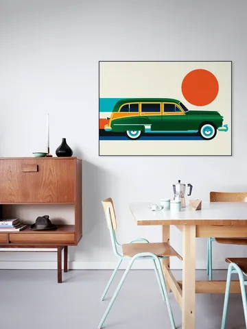 American Green Vintage Wood