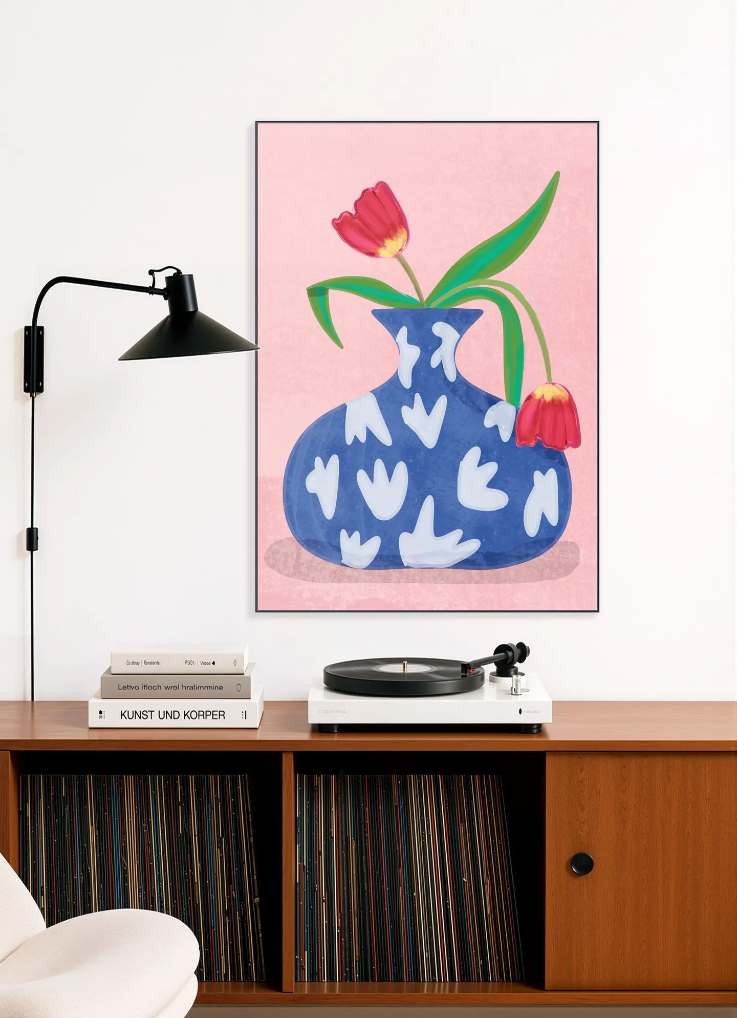 Tulpe in vase