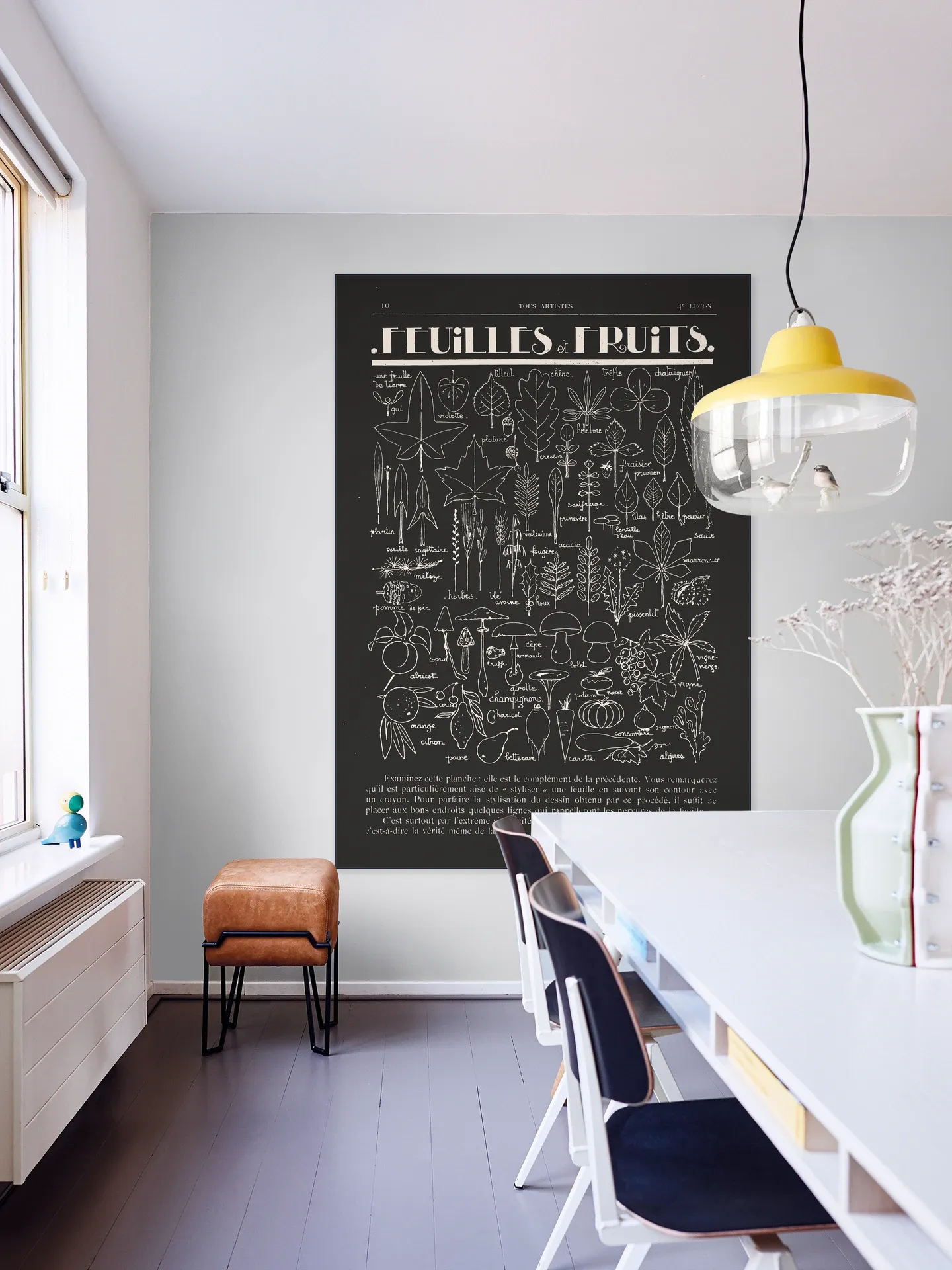 Feuilles et Fruits noir