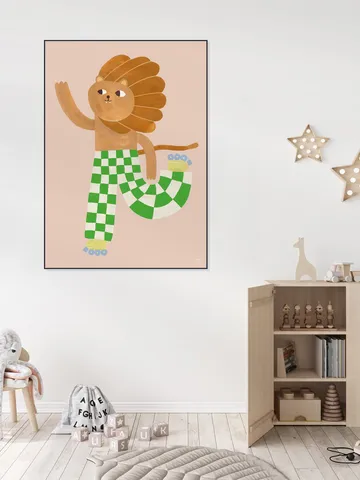 Skating Lion