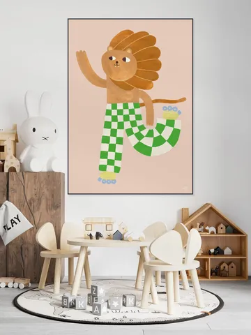 Skating Lion