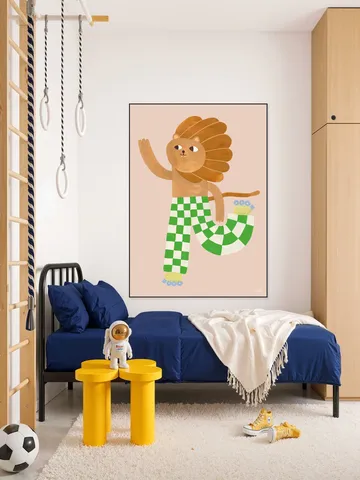 Skating Lion