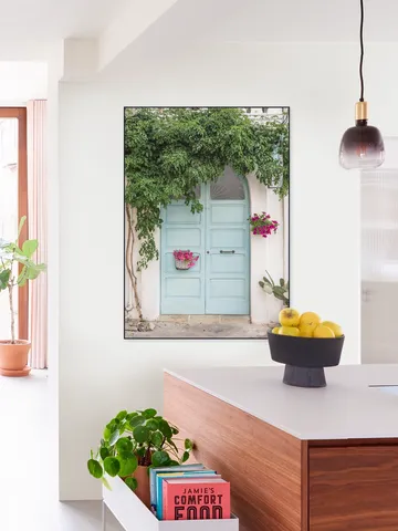 Botanical Blue Door In Italy