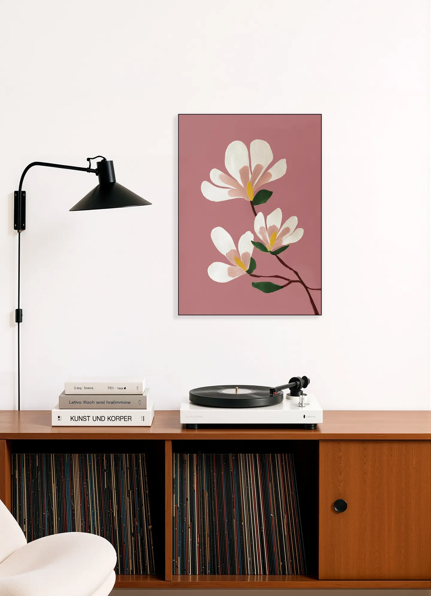 Pink Magnolia Flowers