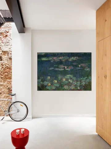 Waterlilies: Green Reflections - Detail