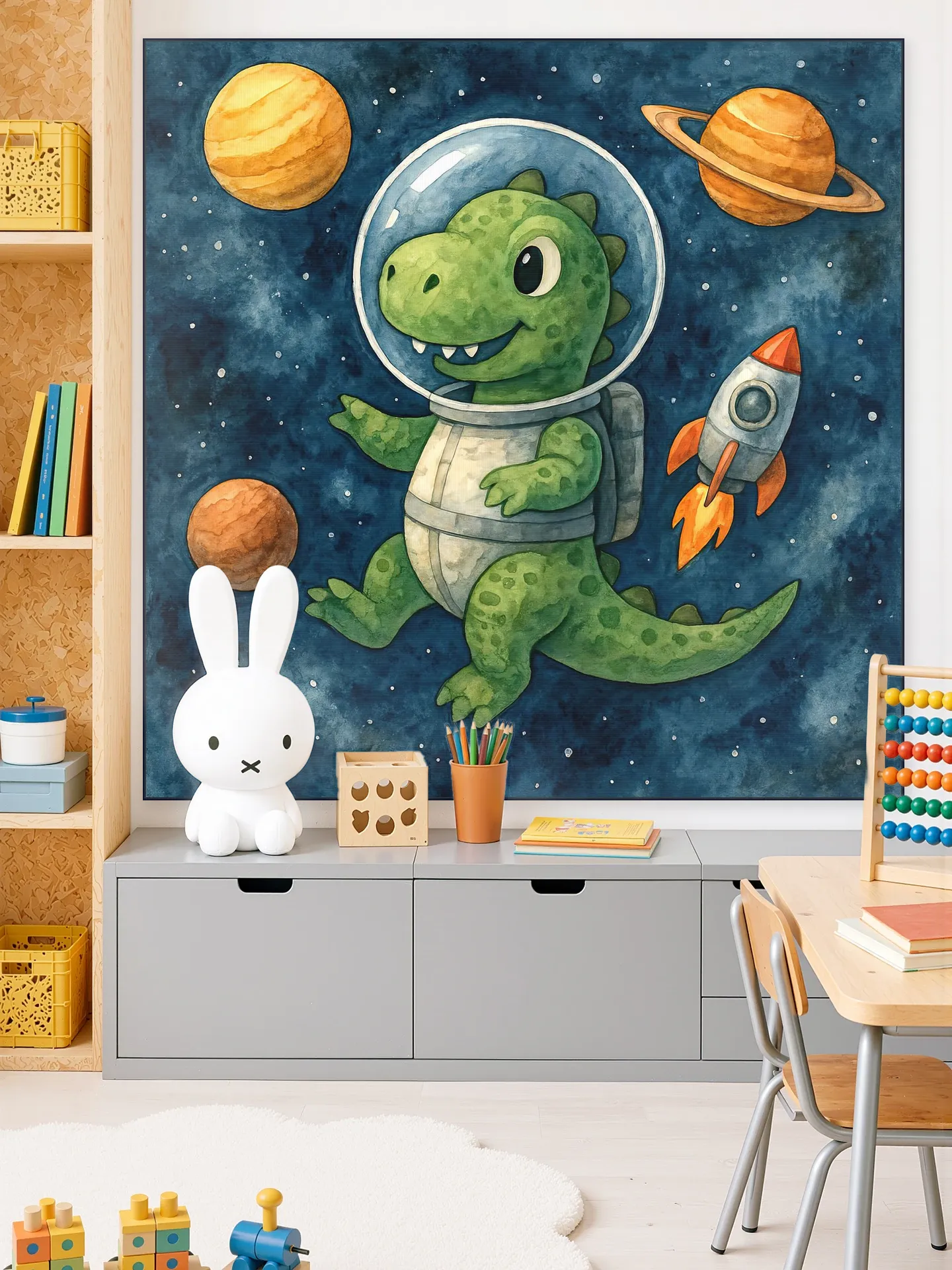 Astronaut Dino in de Ruimte