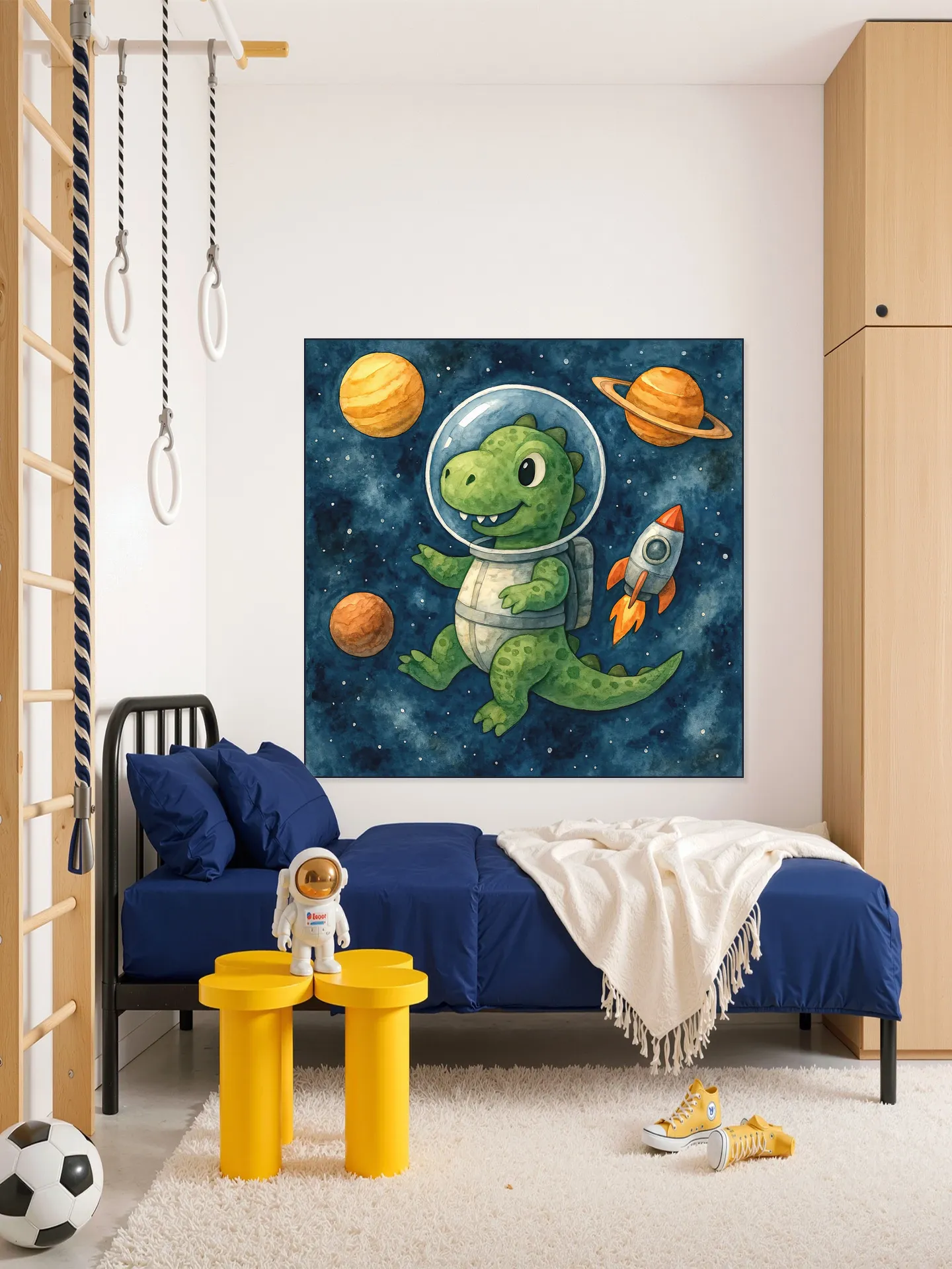 Astronaut Dino in de Ruimte
