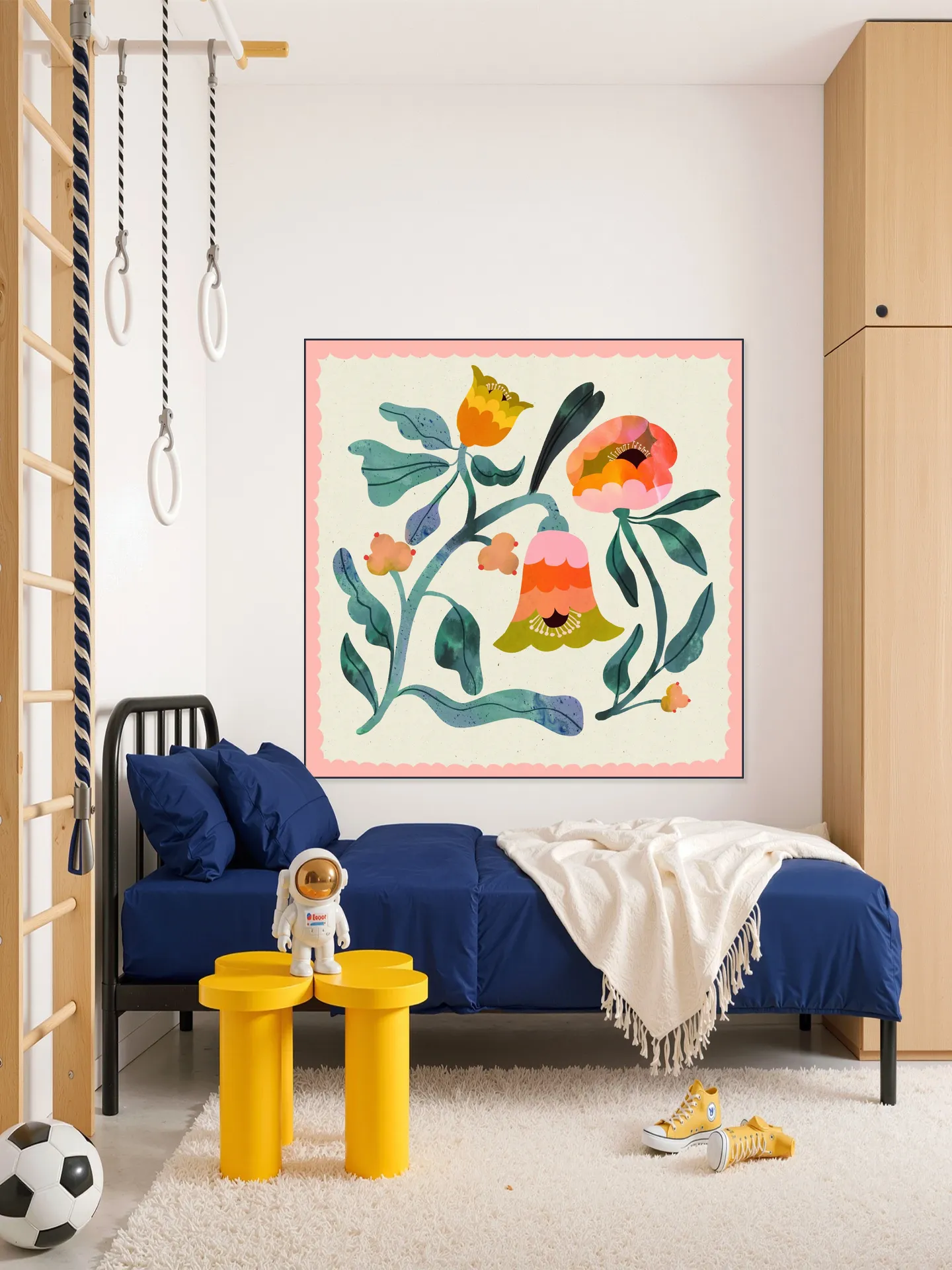 Pastel Peach Flower
