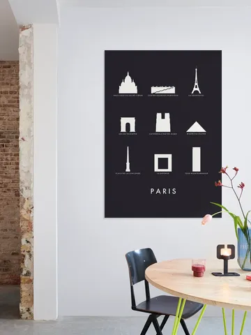 Paris Architecture black