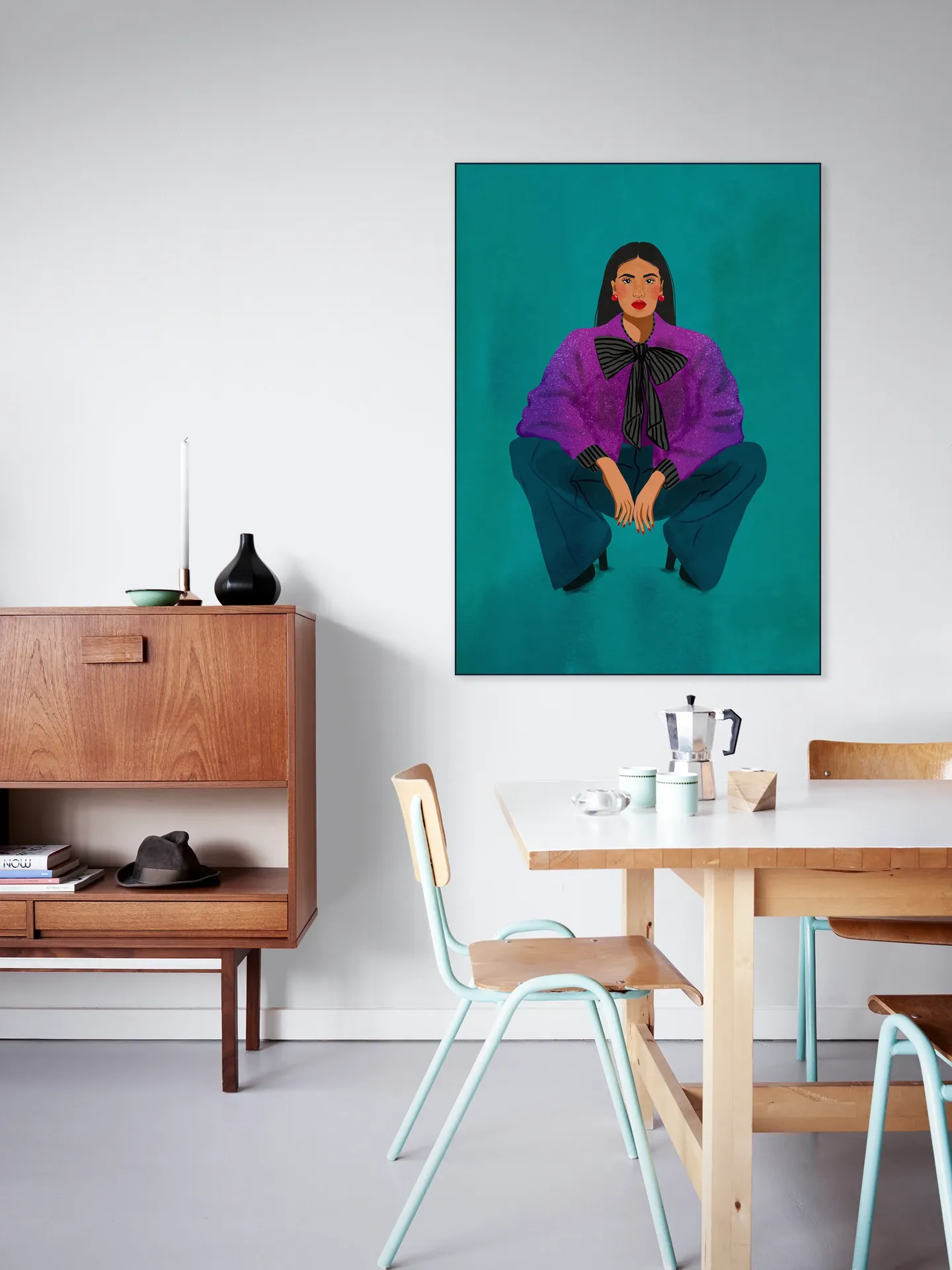 Woman With Bow