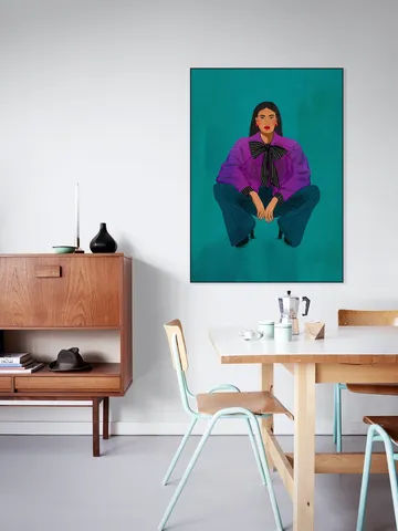 Woman With Bow