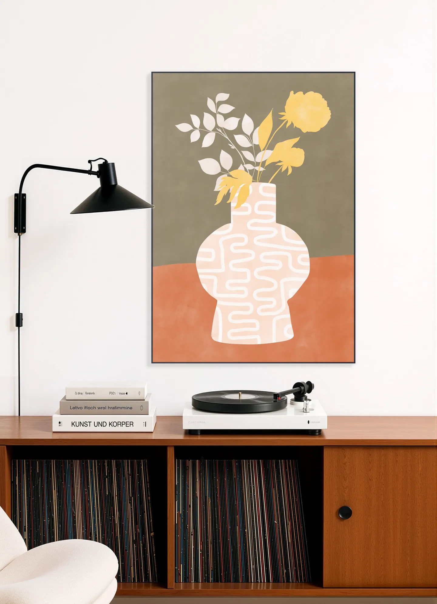 Modern Botanical Vase