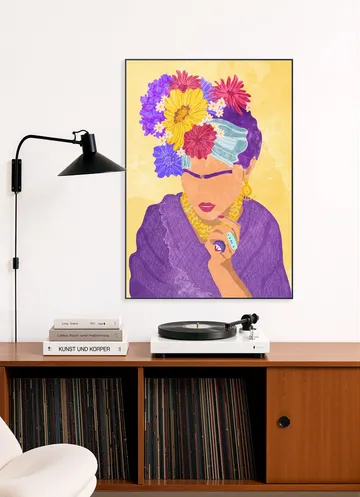 Frida and Flowers