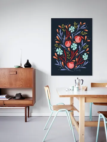 Wild Flowers and Oranges Coral