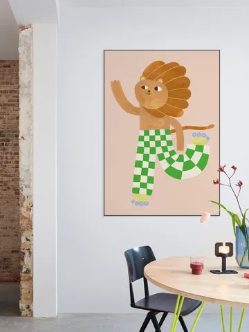 Skating Lion