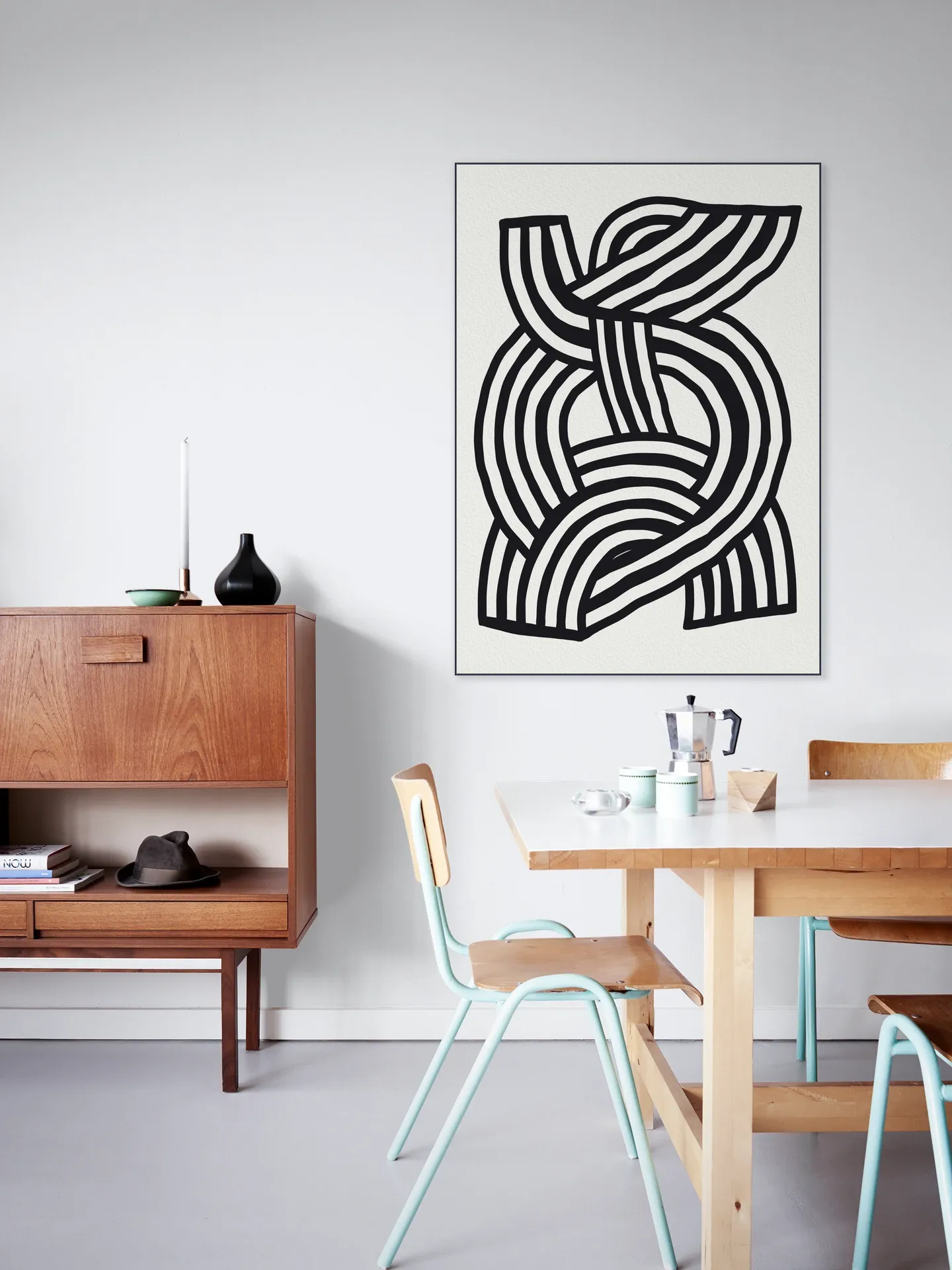 Mid Century Modern - Abstract Lines