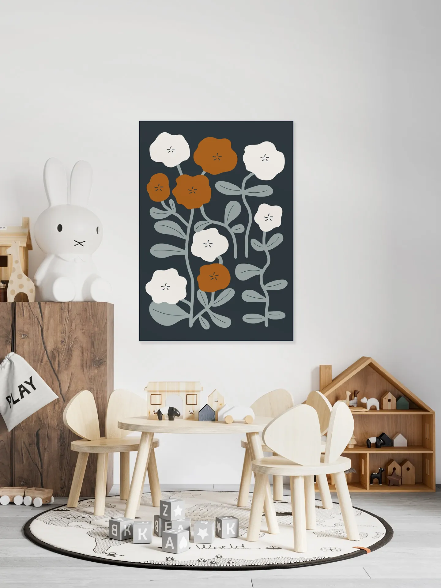 Happiness Blooms with Flowers