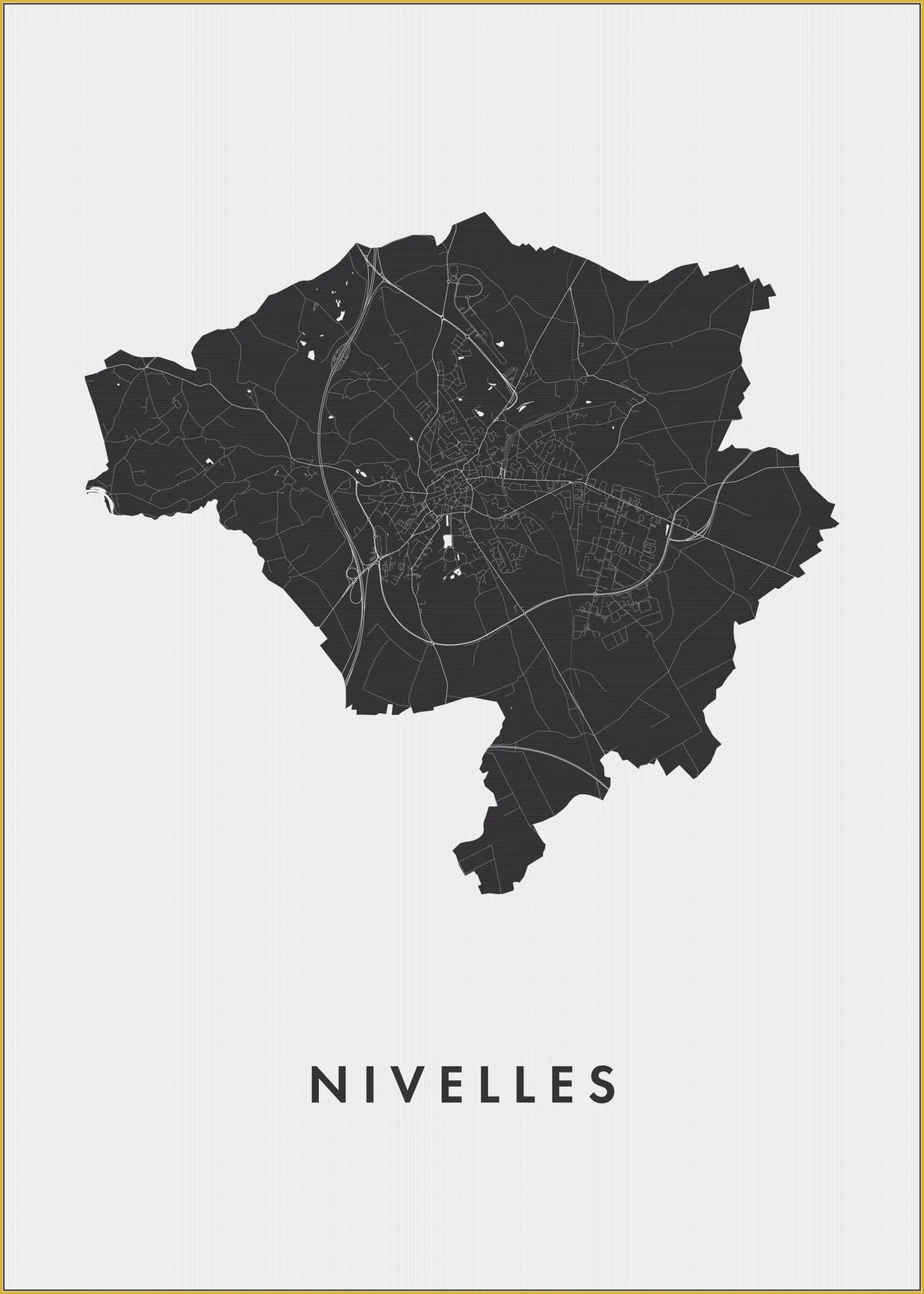 Nivelles City Map