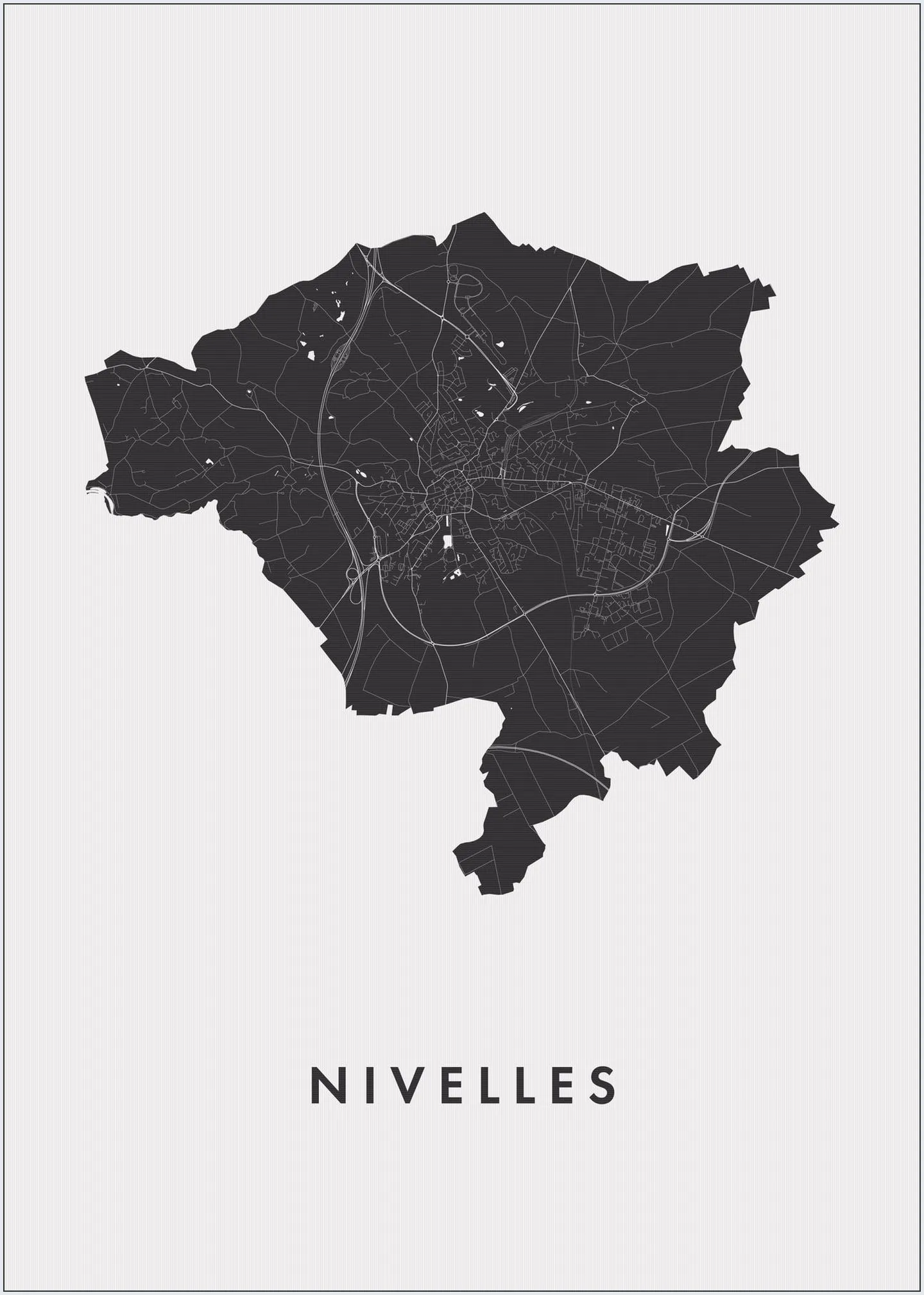 Nivelles City Map