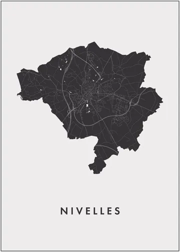 Nivelles City Map